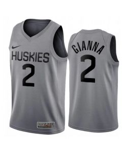 Men's Los Angeles Lakers #2 Gianna Bryant Gray Special Tribute Stitched NBA Jersey