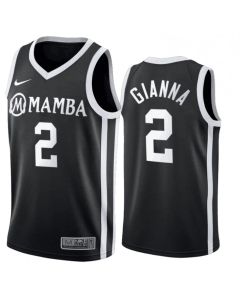 Men's Los Angeles Lakers #2 Gianna Bryant (Style 2)
