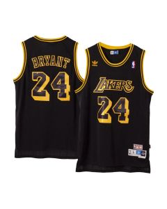 Men's Los Angeles Lakers #24 Kobe Bryant Black Stitched Basketball Jersey (Style 5)