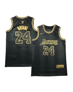 Men's Los Angeles Lakers #24 Kobe Bryant Black Stitched Basketball Jersey (Style 7)