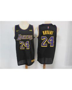 Men's Los Angeles Lakers #24 Kobe Bryant Black Stitched NBA Jersey (Style 4)