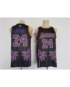 Men's Los Angeles Lakers #24 Kobe Bryant Black Throwback basketball Jersey (Style 3)
