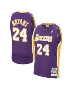 Men's Los Angeles Lakers #24 Kobe Bryant Purple 2008-09 Throwback basketball Jersey