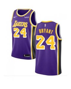 Men's Los Angeles Lakers #24 Kobe Bryant Purple Stitched NBA Jersey (Purple)