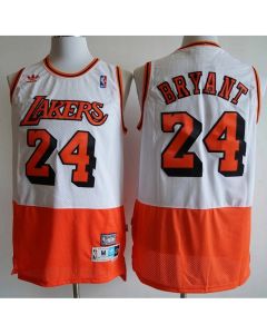 Men's Los Angeles Lakers #24 Kobe Bryant White Classics Swingman Stitched NBA Jersey