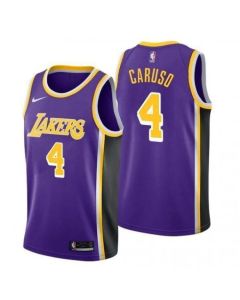 Men's Los Angeles Lakers #4 Alex Caruso Purple Stitched NBA Jersey