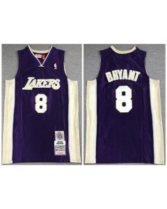 Men's Los Angeles Lakers #8 Kobe Bryant Purple Stitched Jersey