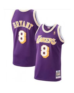 Men's Los Angeles Lakers #8 Kobe Bryant Purple Stitched NBA Jersey
