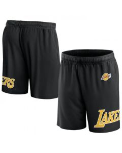 Men's Los Angeles Lakers Black Free Throw Mesh Shorts