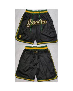 Men's Los Angeles Lakers Black Shorts (Style 3)