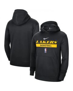 Men's Los Angeles Lakers Black Spotlight Fleece Overhead Hoodie