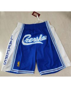 Men's Los Angeles Lakers Blue Shorts (Run Small) (Style 2)