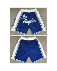 Men's Los Angeles Lakers Blue Shorts (Run Small) (Style 3)