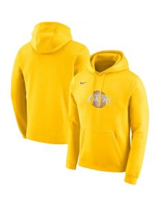 Men's Los Angeles Lakers Gold City Edition Club Pullover Hoodie
