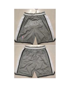 Men's Los Angeles Lakers Gray Shorts (Run Small)