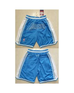 Men's Los Angeles Lakers Light Blue Shorts (Run Small)