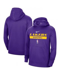 Men's Los Angeles Lakers Purple Spotlight Fleece Overhead Hoodie