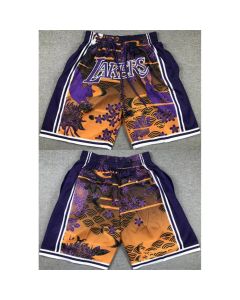 Men's Los Angeles Lakers Purple/Yellow Shorts