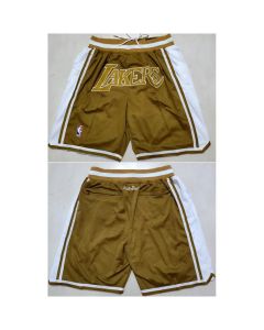 Men's Los Angeles Lakers Tawny Shorts (Run Small)