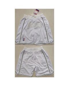 Men's Los Angeles Lakers White 'MVP' Shorts (Run Small)