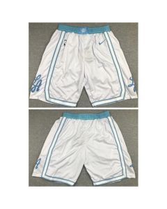 Men's Los Angeles Lakers White Shorts (Run Small) (Style 4)