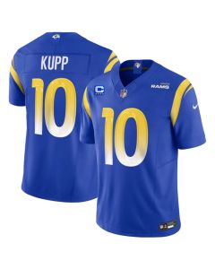Men's Los Angeles Rams #10 Cooper Kupp Blue 2023 F.U.S.E. With 4-Star C Patch Vapor Untouchable Limited Stitched Football Jersey
