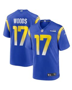 Men's Los Angeles Rams #17 Robert Woods 2020 Royal Limited Game Jersey