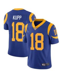 Men's Los Angeles Rams #18 Cooper Kupp Royal Blue Vapor Untouchable Limited Stitched NFL Jersey (Blue Royal)