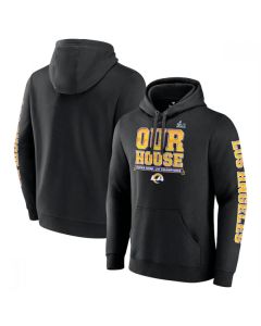 Men's Los Angeles Rams 2022 Black Super Bowl LVI Champions Pullover Hoodie (2022)