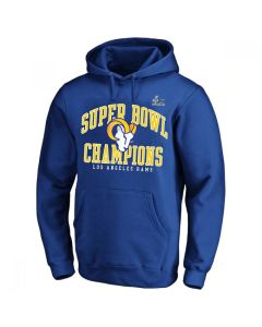 Men's Los Angeles Rams 2022 Royal Super Bowl LVI Champions Pullover Hoodie (Royal)