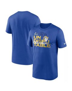 Men's Los Angeles Rams 2022 Royal Super Bowl LVI Champions Slogan T-Shirt (Royal)