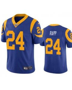 Men's Los Angeles Rams #24 Taylor Rapp Blue 2019 100th Season Vapor Untouchable Limited Stitched NFL Jersey