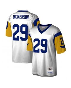 Men's Los Angeles Rams #29 Eric Dickerson White 1984 Stitched Football Jersey