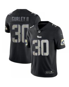 Men's Los Angeles Rams #30 Todd Gurley II Black 2018 Impact Limited Stitched NFL Jersey