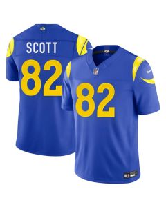 Men's Los Angeles Rams #82 Tyler Scott Royal 2026 Vapor F.U.S.E. Limited Jersey