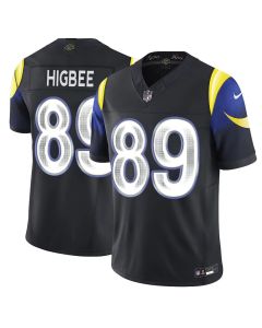 Men's Los Angeles Rams #89 Tyler Higbee Black Rivalries Collection F.U.S.E. Vapor Limited Stitched Jersey