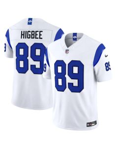 Men's Los Angeles Rams #89 Tyler Higbee Nike Fearsome White Vapor F.U.S.E. Limited Jersey (White)