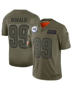 Men's Los Angeles Rams #99 Aaron Donald 2019 Camo Salute To Service Limited Stitched NFL Jersey