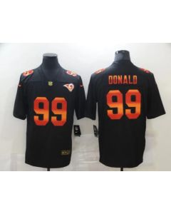 Men's Los Angeles Rams #99 Aaron Donald 2020 Black Fashion Limited Stitched Jersey