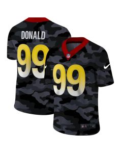 Men's Los Angeles Rams #99 Aaron Donald 2020 Camo Limited Stitched Jersey