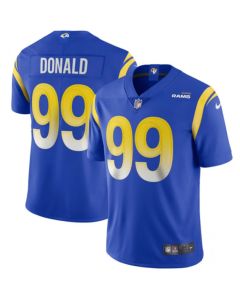 Men's Los Angeles Rams #99 Aaron Donald 2020 Royal Vapor Limited Stitched Jersey