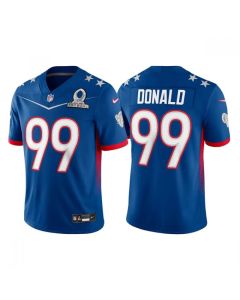 Men's Los Angeles Rams #99 Aaron Donald 2022 Royal Pro Bowl Stitched Jersey