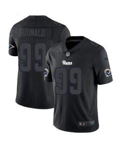 Men's Los Angeles Rams #99 Aaron Donald Black 2018 Impact Limited Stitched NFL Jersey