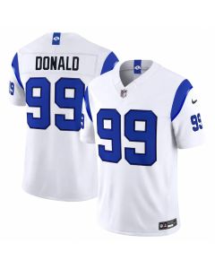 Men's Los Angeles Rams #99 Aaron Donald Nike Fearsome White Vapor F.U.S.E. Limited Jersey (White)