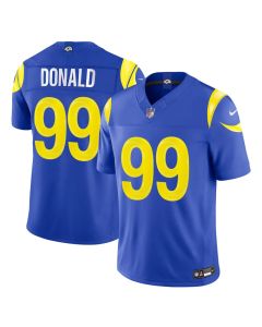 Men's Los Angeles Rams #99 Aaron Donald Nike Royal Vapor F.U.S.E. Sewn Down Limited Jersey (Royal)