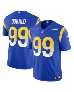 Men's Los Angeles Rams #99 Aaron Donald Royal 2023 F.U.S.E. Vapor Untouchable Limited Stitched Football Jersey