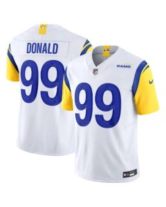 Men's Los Angeles Rams #99 Aaron Donald White 2023 F.U.S.E. Vapor Untouchable Limited Stitched Football Jersey