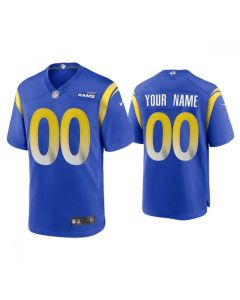 Men's Los Angeles Rams ACTIVE PLAYER Custom 2020 New Blue Vapor Untouchable Limited Stitched Jersey