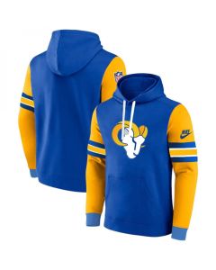 Men's Los Angeles Rams Blue/Yellow Pullover Hoodie