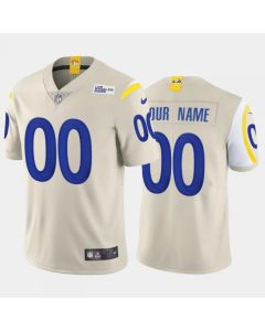 Men's Los Angeles Rams Customized 2020 New Bone Vapor Untouchable NFL Stitched Limited Jersey